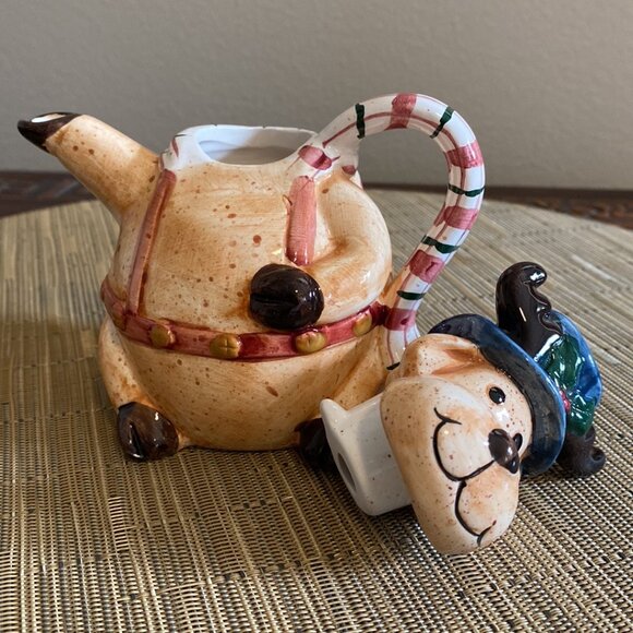 Cute Reindeer Ceramic Tea Pot (Decorative Figurine) Flomo - Picture 5 of 9